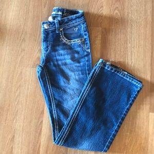 Size 12s girls Justice jeans